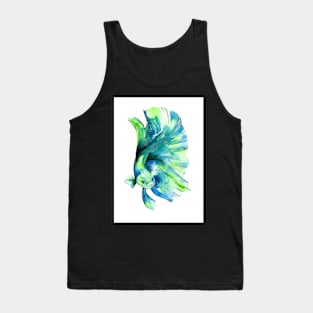 Betta Fish Green Tank Top